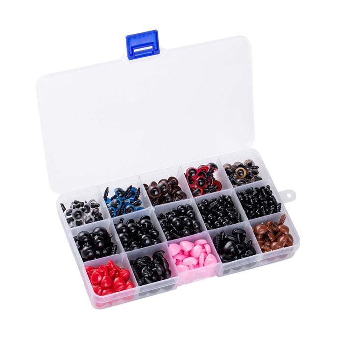 560pcs/Box Safety Eyes And Noses Craft For Puppet Bear Craft DIY Tools
