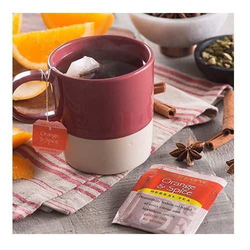 Orange & Spice Herbal Tea Bags, 20 Count Box Pack X 6