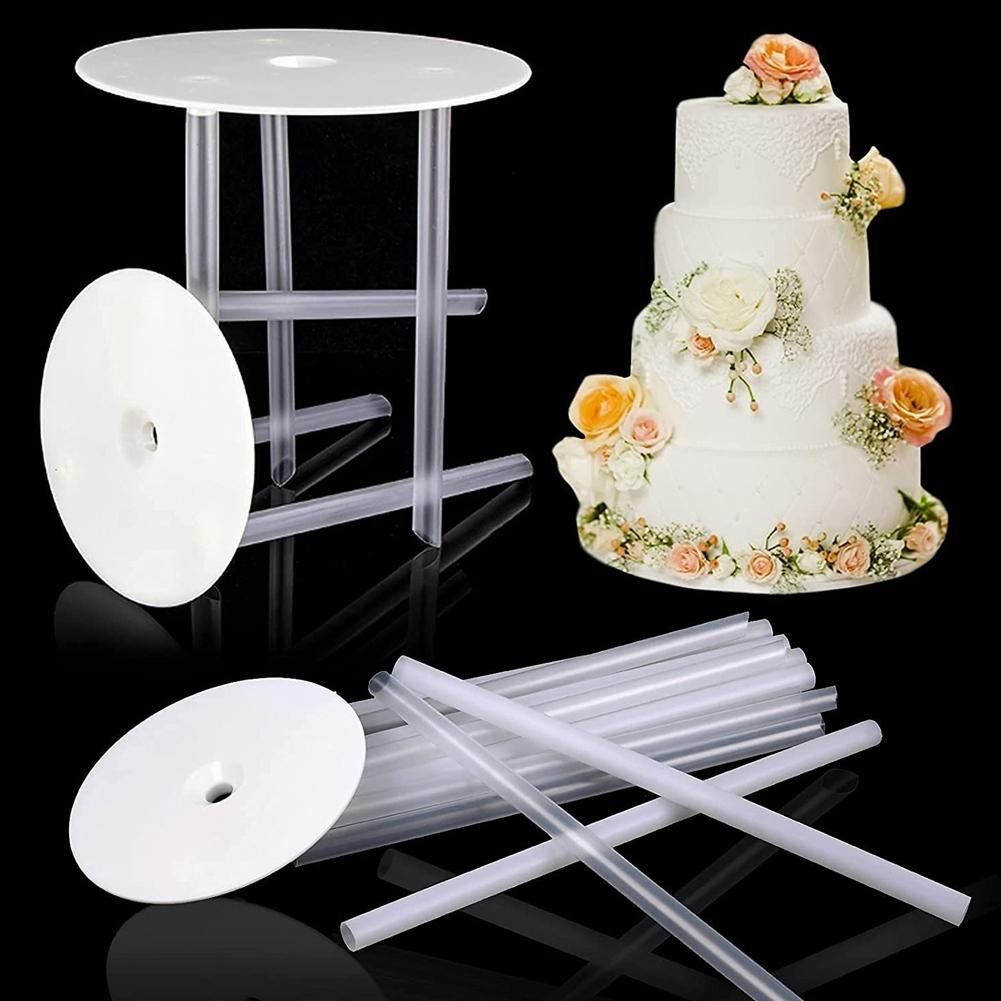 Cake Supports - Pack of 18 Cake Stands, Reusable Dowel
