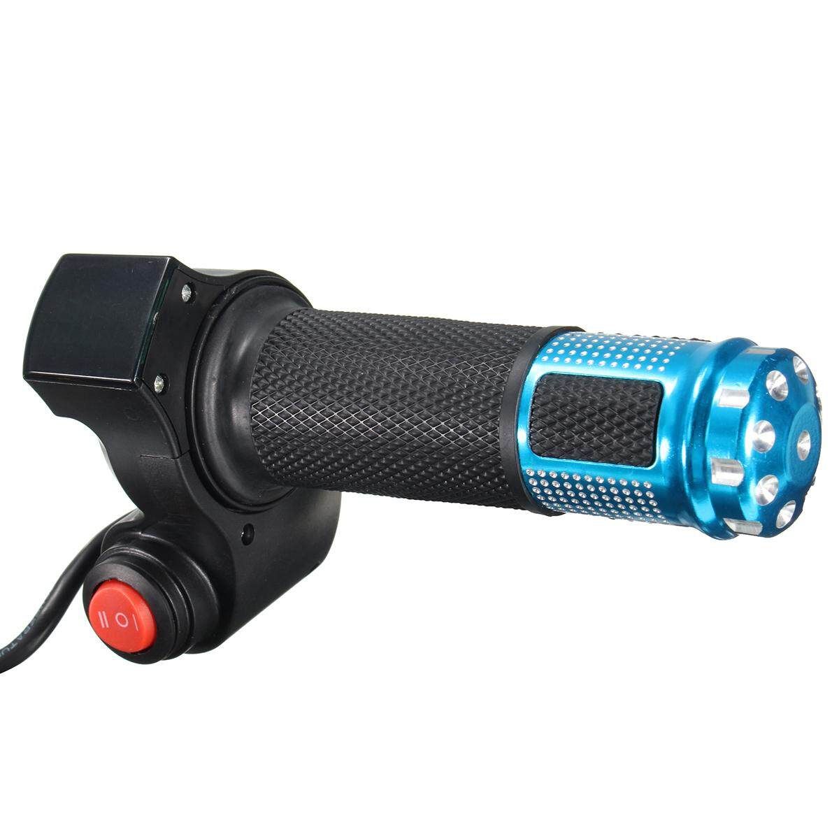 24V-48V E-Bike Handlebar Electric Scooter Bike LED Throttle Grip Digital Meter