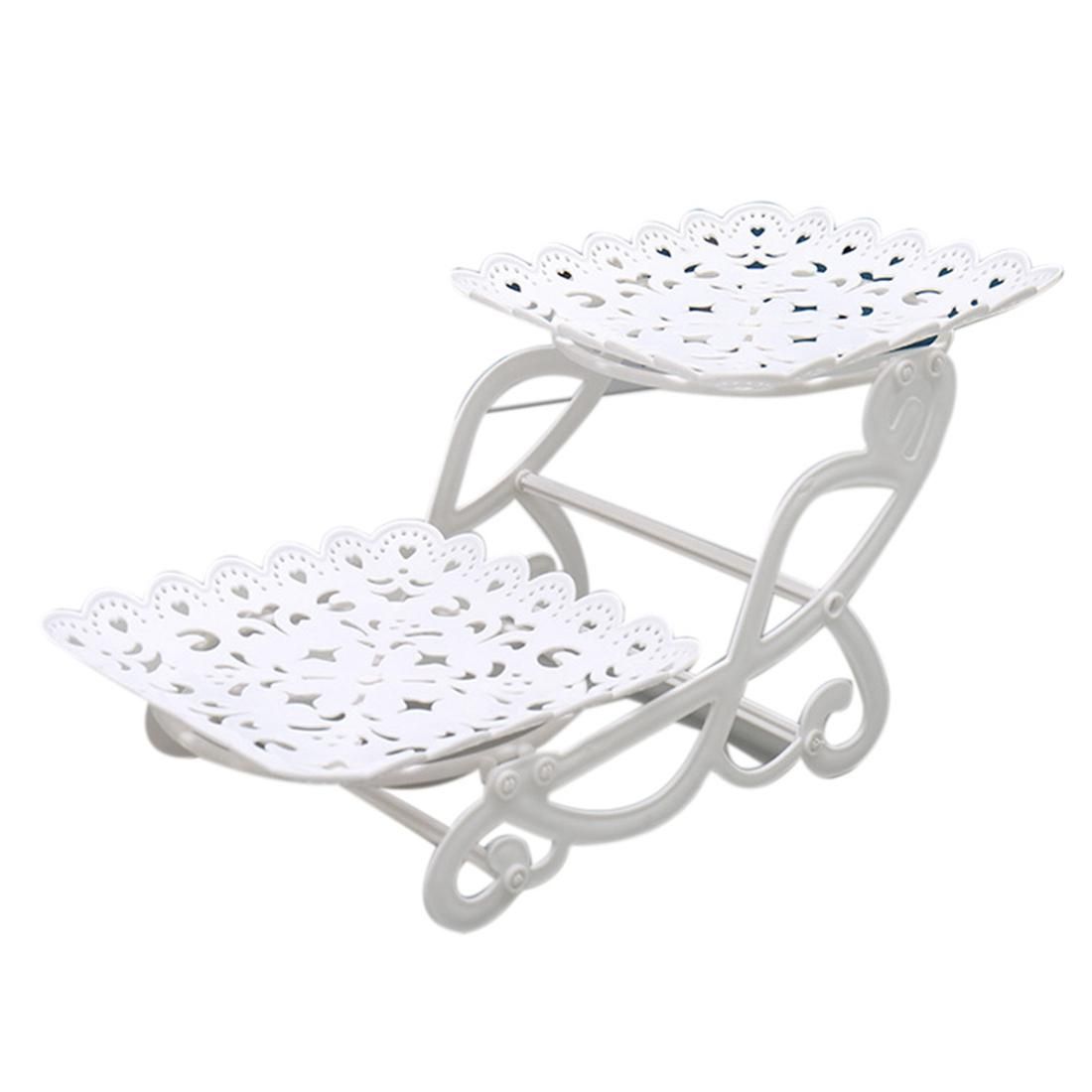 2 Tier Cake Dessert Holder Cupcake Pastry