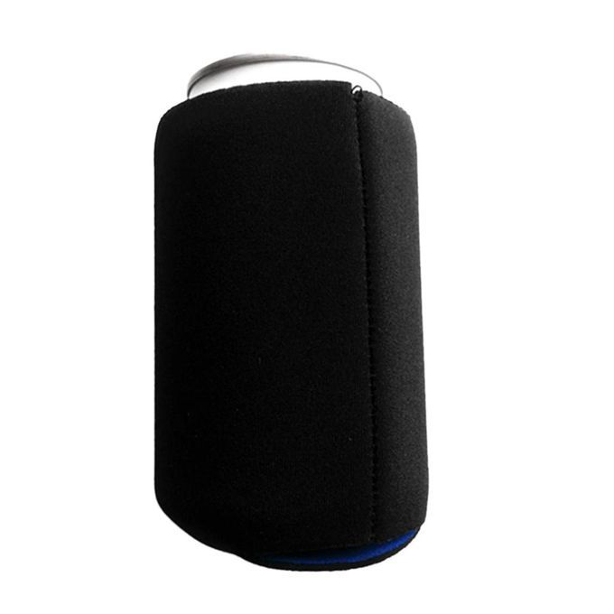 Collapsible  Drinks Can Cooler Insulated Sleeve Holder Party Black