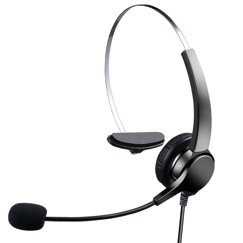 Communication Headset Comfort And Clear Call All In One 330°Adjustable Ear Plate Double Noise Reduction The 3.5MM Connector