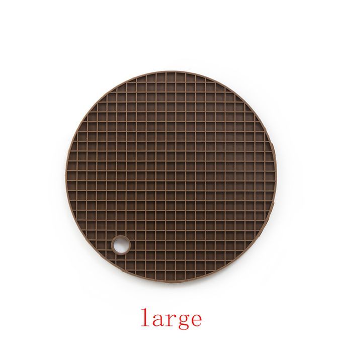 Silicone Waterproof Table Mat Heat Insulation Pot Mat 6pcs