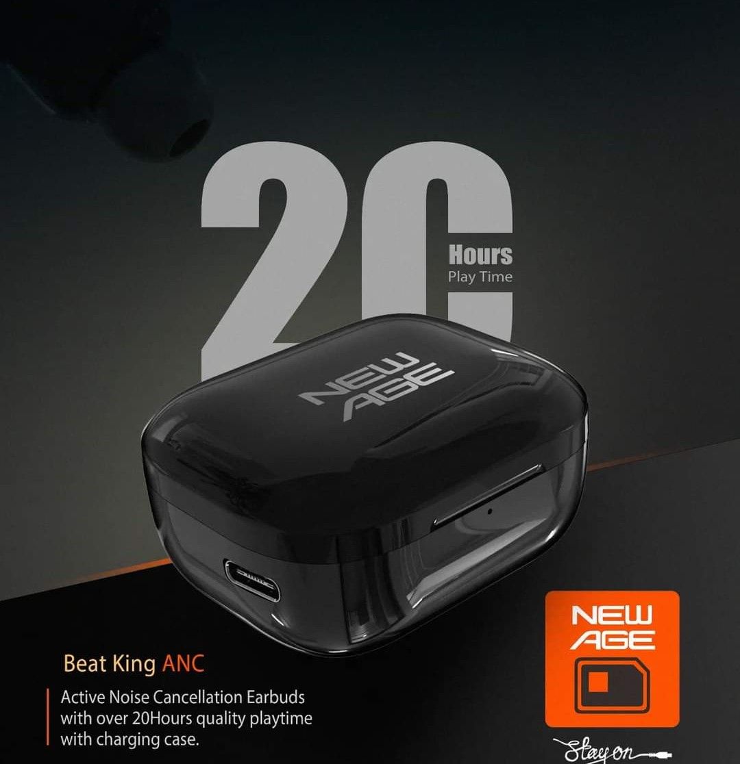 Newage Noise Cancelling Ear Phone Bluetooth For Iphone And Android Earbuds Earpiece Hear 5.0 Wireless Headphones Pod Earpods Airpods