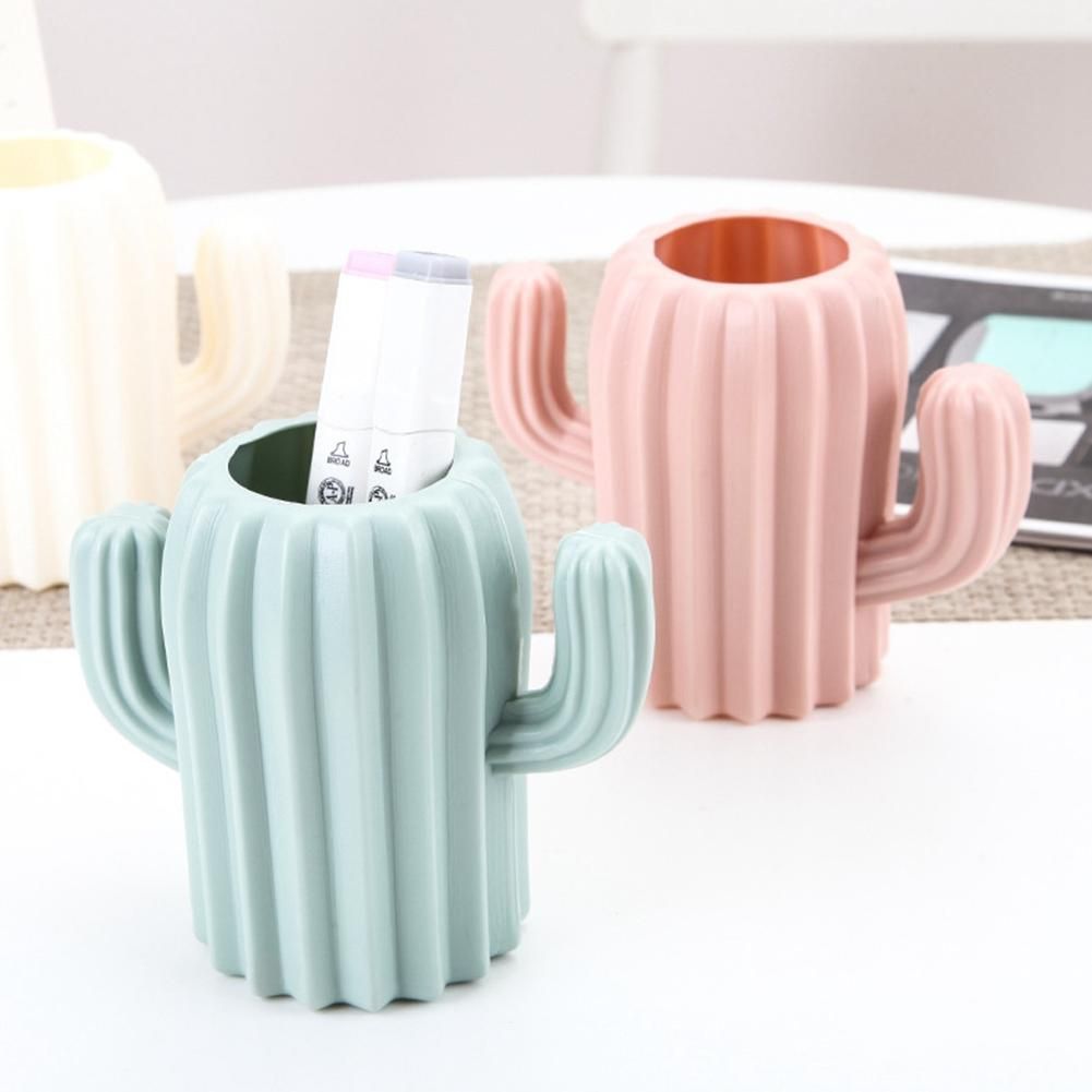 Cactus Pen Holder Stationery Beauty Brush Pen Storage
