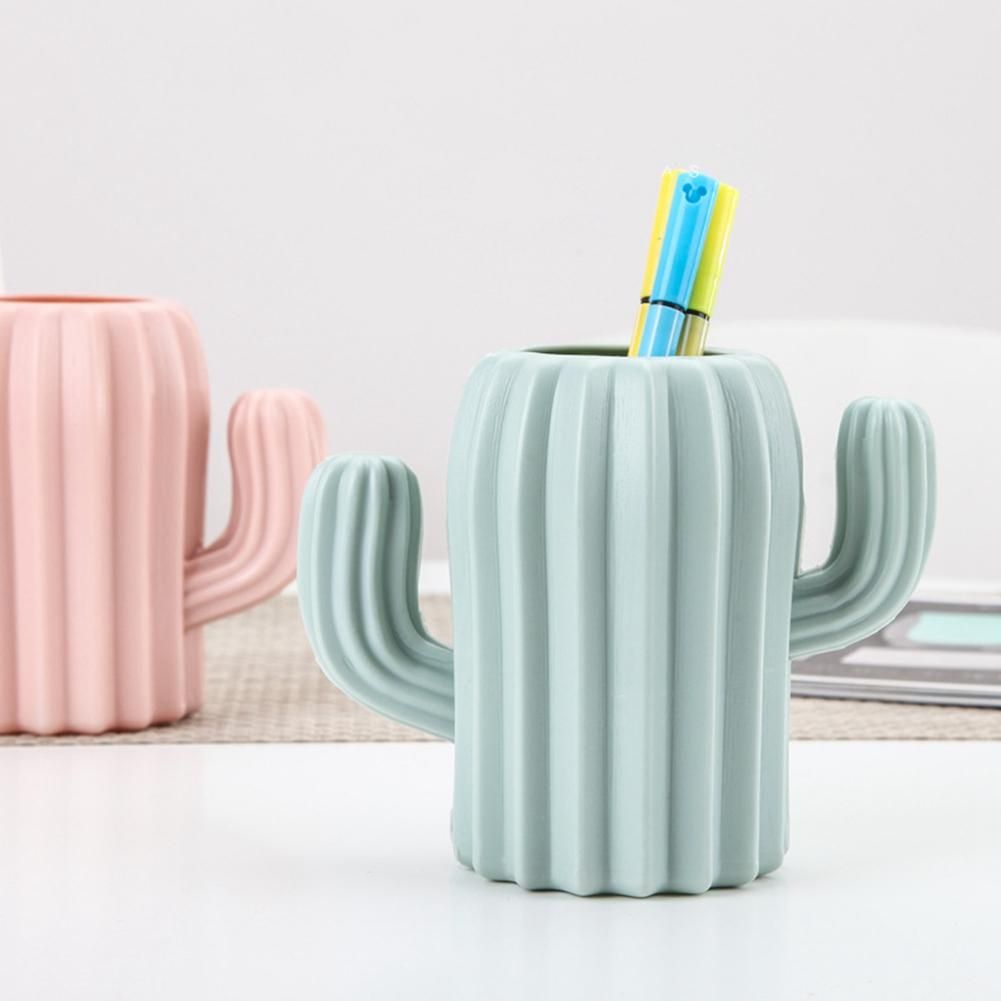 Cactus Pen Holder Stationery Beauty Brush Pen Storage