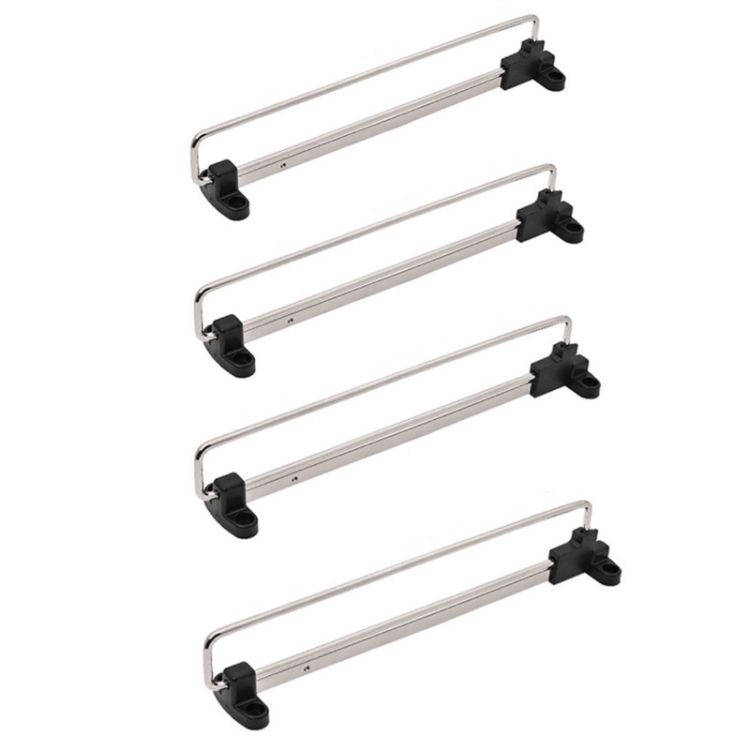 Y01B Plastic Head 14 Inches Wardrobe Hanging Rod Clothes Rail