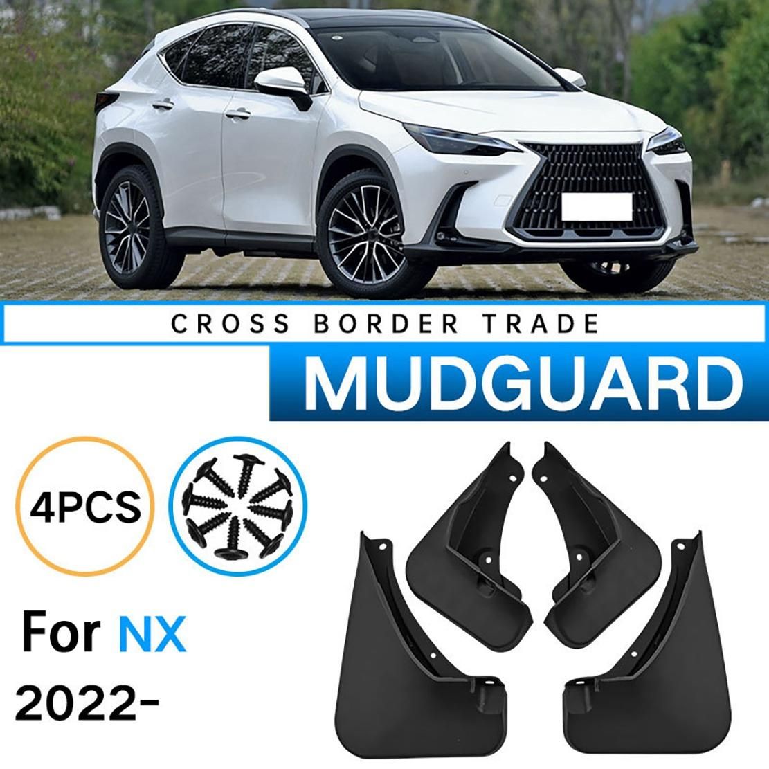 for Lexus NX 2022 Mudguard Fender Mud Flap Guard Splash