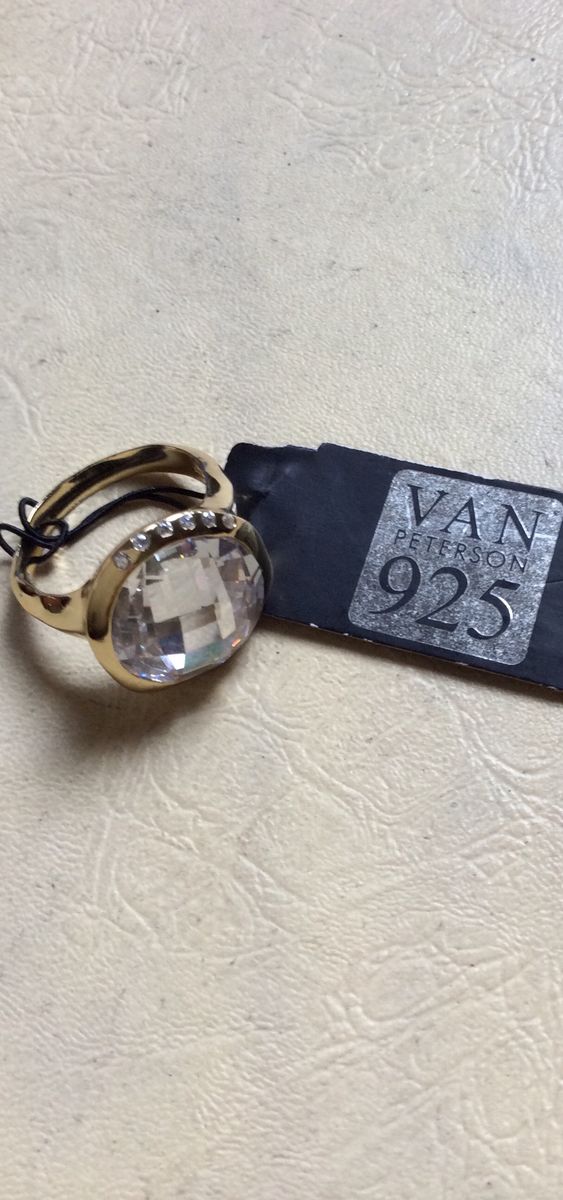 Unique 925 Large Stone Ring