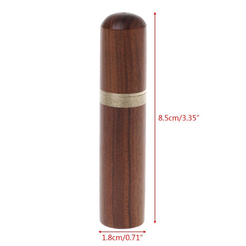 2pcs Bucket Rosewood Ebony Wood Toothpick Holder