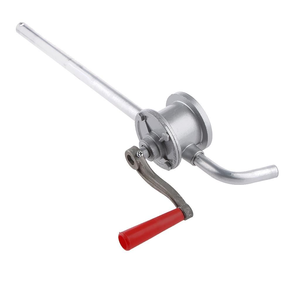 Aluminum Rotary Gas Oil Fuel Hand Pump Self Priming Dispenser