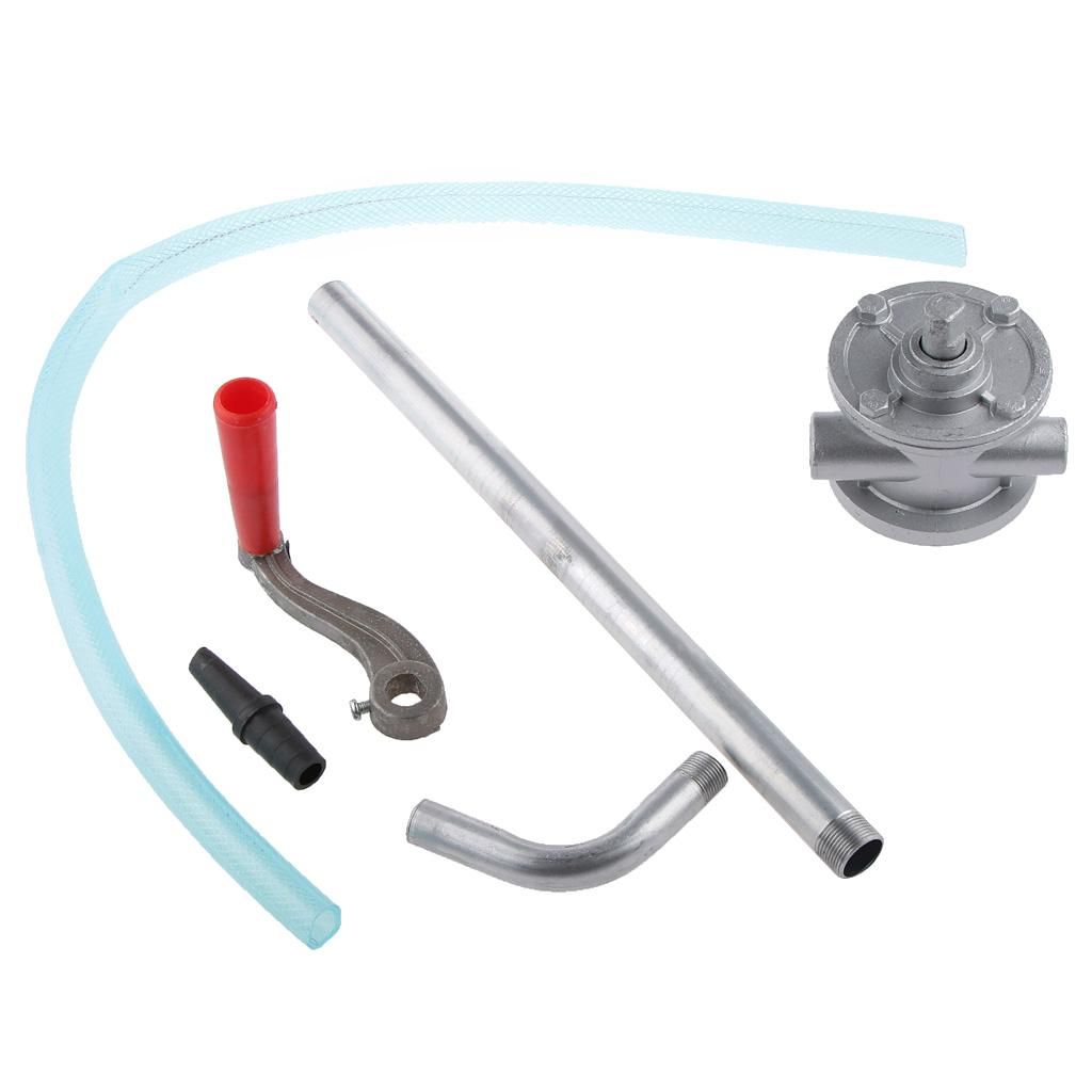 Aluminum Rotary Gas Oil Fuel Hand Pump Self Priming Dispenser