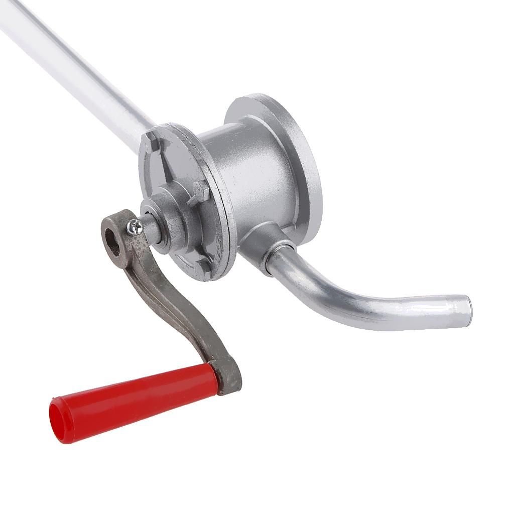 Aluminum Rotary Gas Oil Fuel Hand Pump Self Priming Dispenser