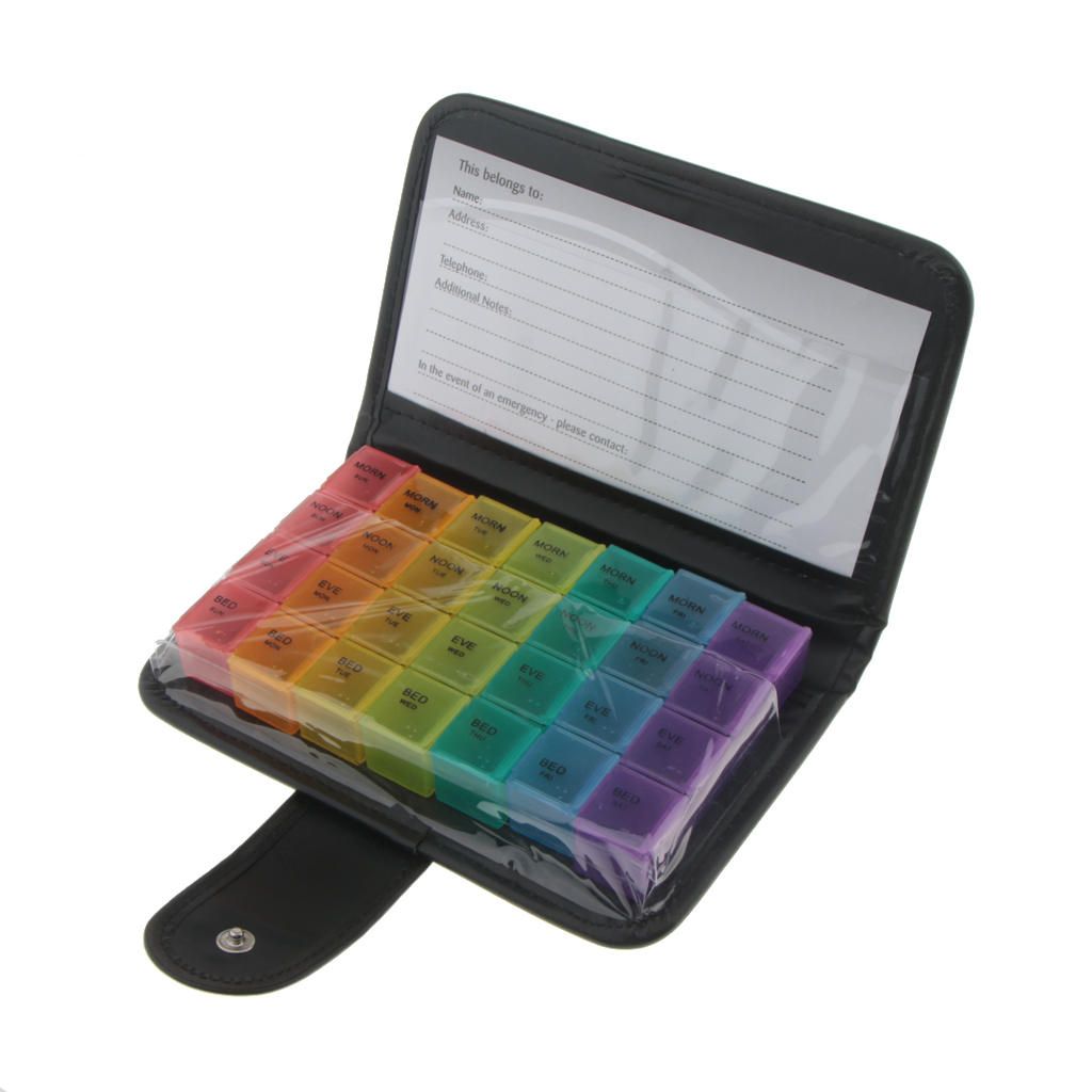 28Compartment Weekly  Box Organiser  Holder Container For