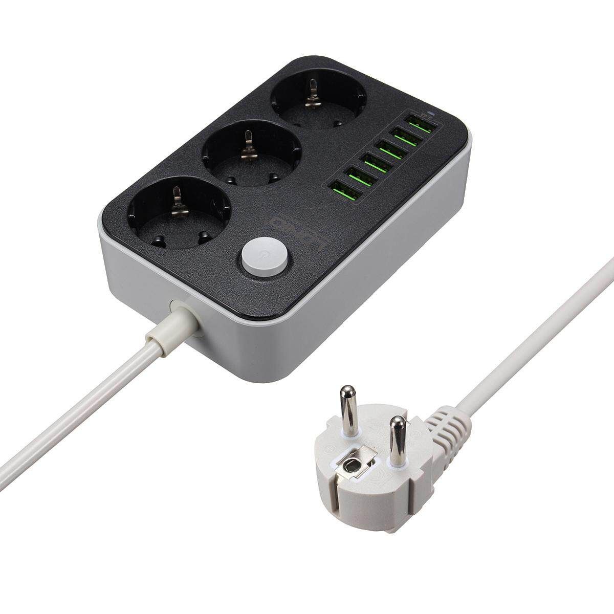 LDNIO Desktop 3 Prise D'Alimentation6 USB Port 5V 3.4A Charger Adapter 1.6m EU
