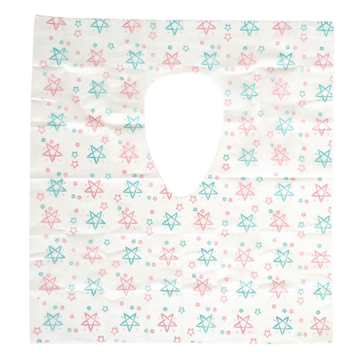 20Pcs Toilet Cover Star Print Disposable Toilet Seat Cushion