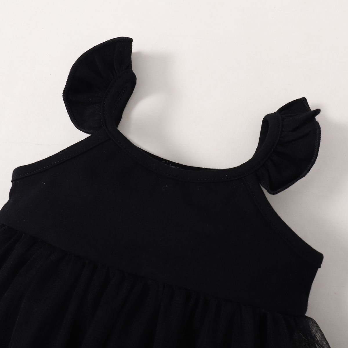 0-18Months Newborn Baby Girl Princess Dress Summer Romper + Headband -Black