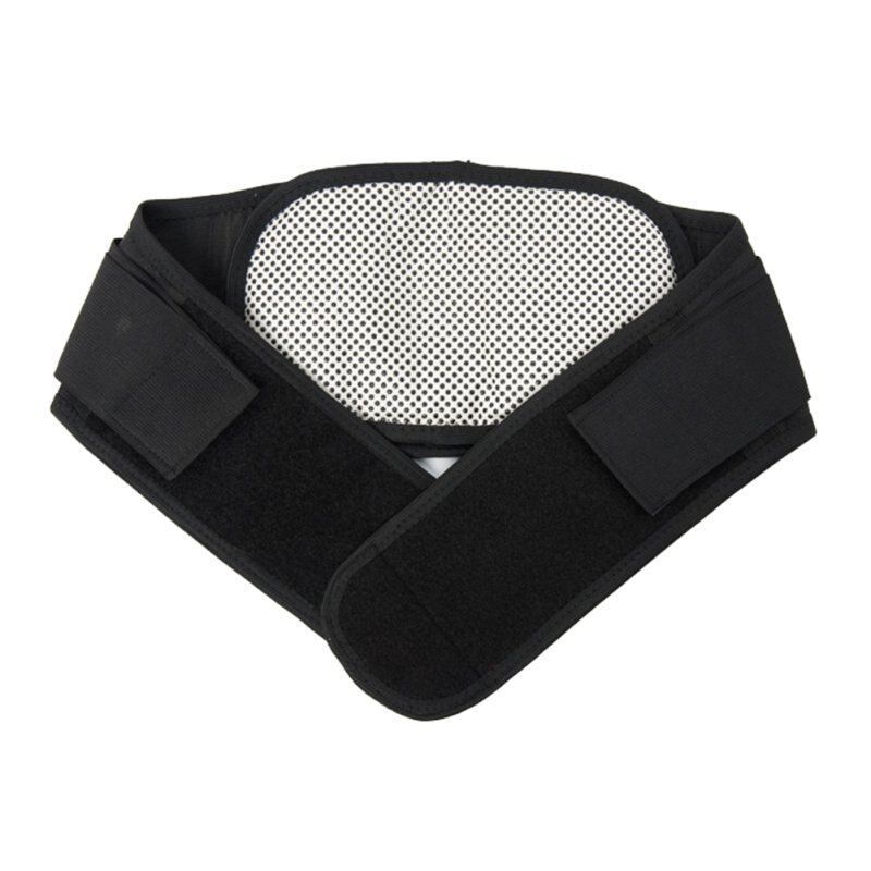 Adjustable Tourmaline Self-heating Magnetic Therapy Waist Belt Lumbar Support Back Waist Support  Double Banded Aja Lumbar-Waist Belt