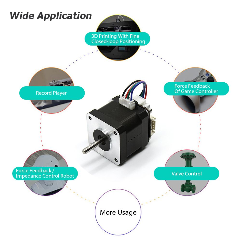 42 Two-phase Stepper Motor With Driver Board Kit 4-lead 1.5A
