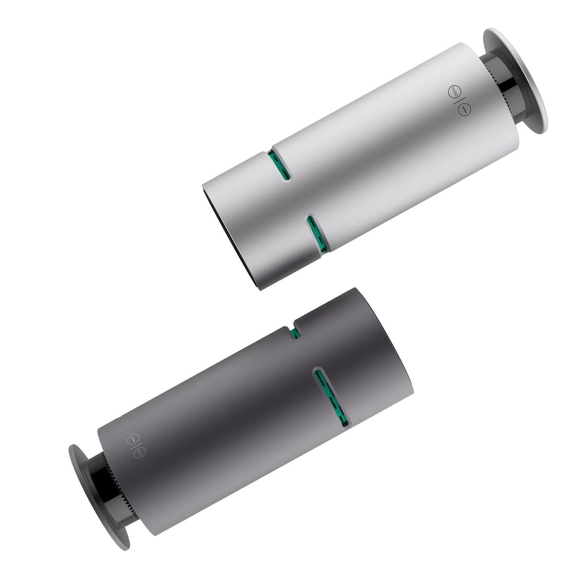 Air Purifiers for Car Mini Portable Air Purifier with HEPA for Home Bedroom Kitchen Office Silver