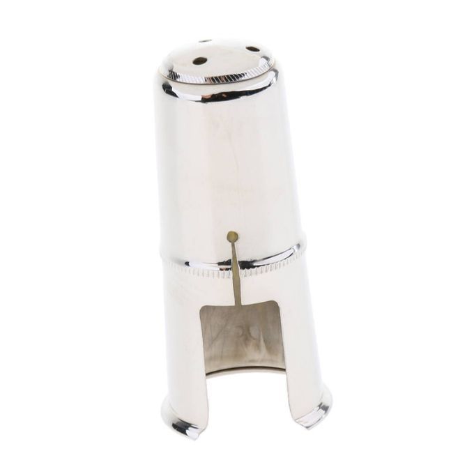 2pcs Silver Metal Bb Clarinet Mouthpiece Cap For Wind Instrument Parts