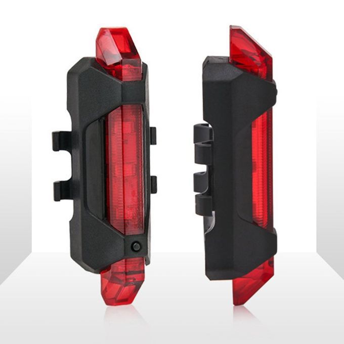 Mountain Bike Light Taillight Usb  Harging Light Mini Warning Light Tail Light-red