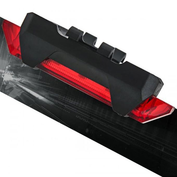 Mountain Bike Light Taillight Usb  Harging Light Mini Warning Light Tail Light-red