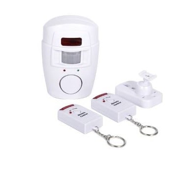 105dB Motion Sensor Detector Alarm Wireless IR Infrared Remote Security System