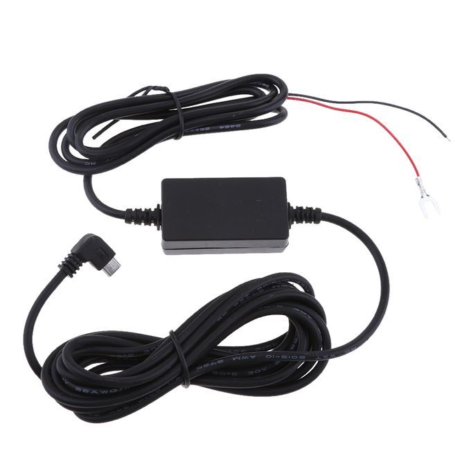 Car  Exclusive Power Box Adapter DC Power 90 Left Micro USB Cable