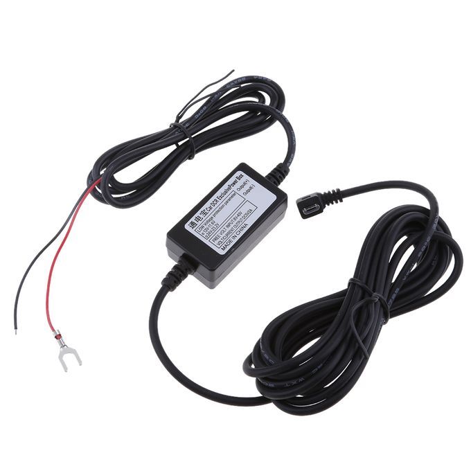 Car  Exclusive Power Box Adapter DC Power 90 Left Micro USB Cable