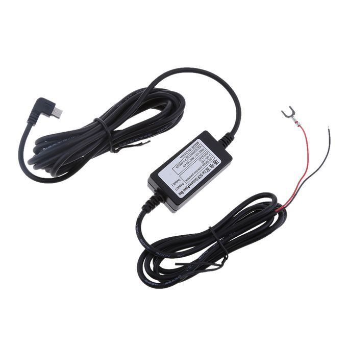 Car  Exclusive Power Box Adapter DC Power 90 Left Micro USB Cable