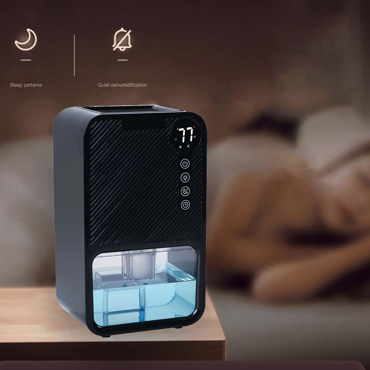 Small Dehumidifier Portable Compact Moisture Absorbers For