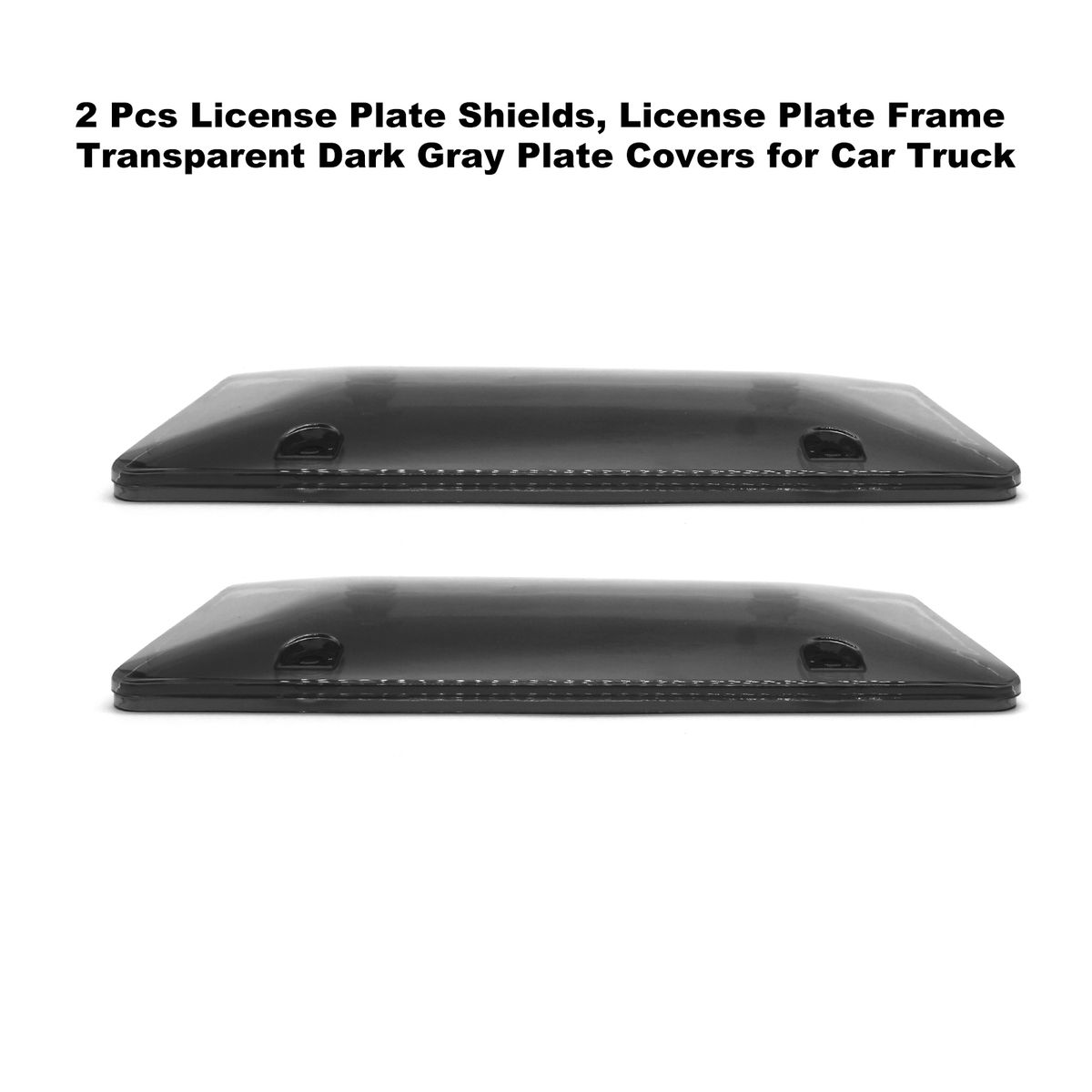 2 Pcs ​License Plate Shields, License Plate Frame