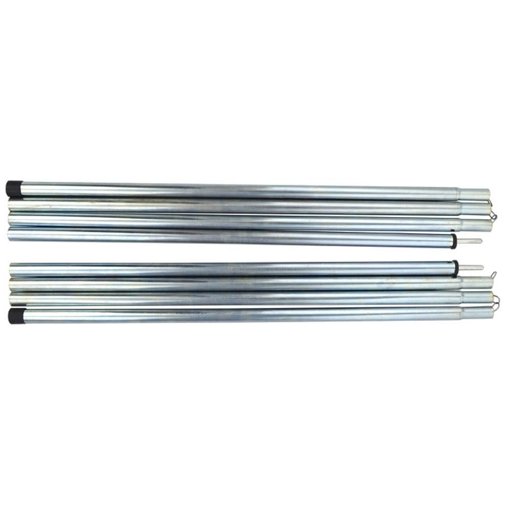 Outdoor Tent Canopy Tarp Poles Tent Canopy Support Rods Iron Canopy Awning Frame