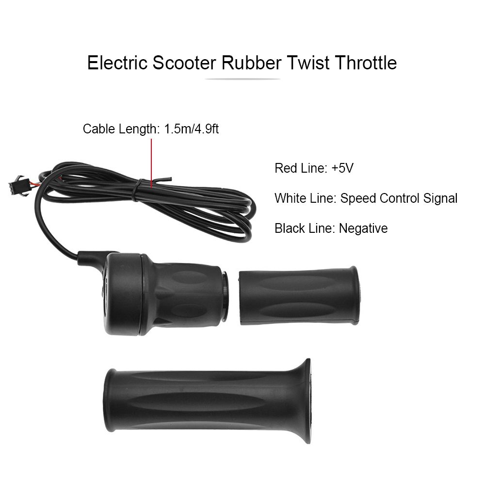 1 Set Electric Bike Handlebar Throttle Grip Ebike Rubber