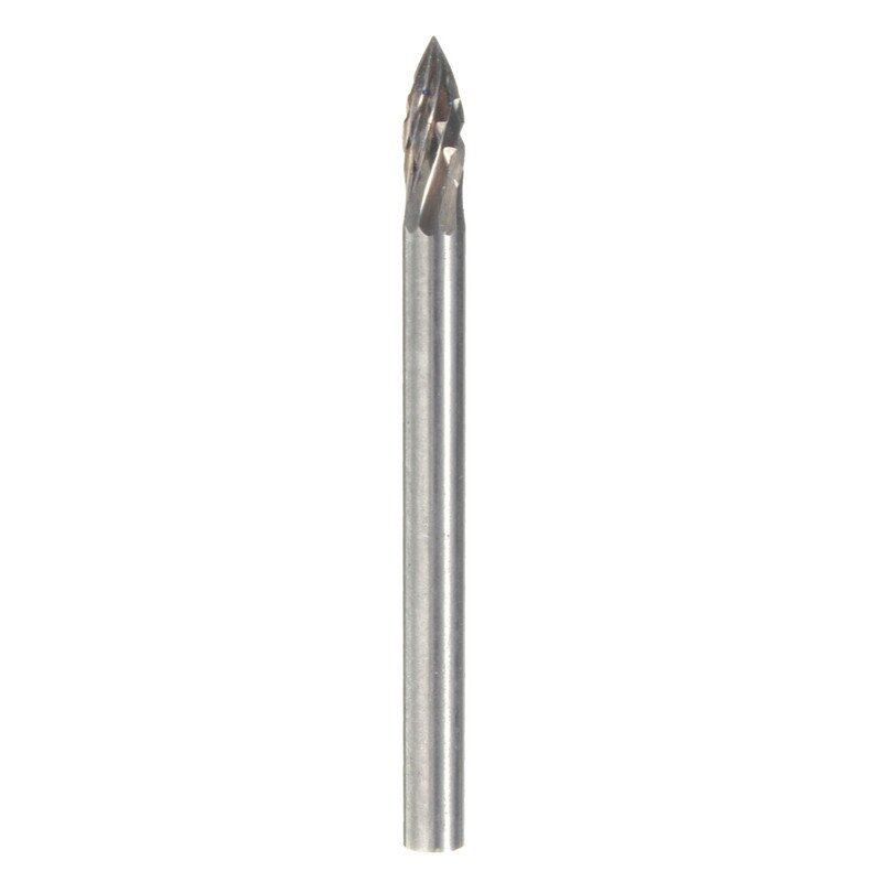 20x 1/8'' Tungsten Carbide Rotary Burr Set Bit CED 3mm