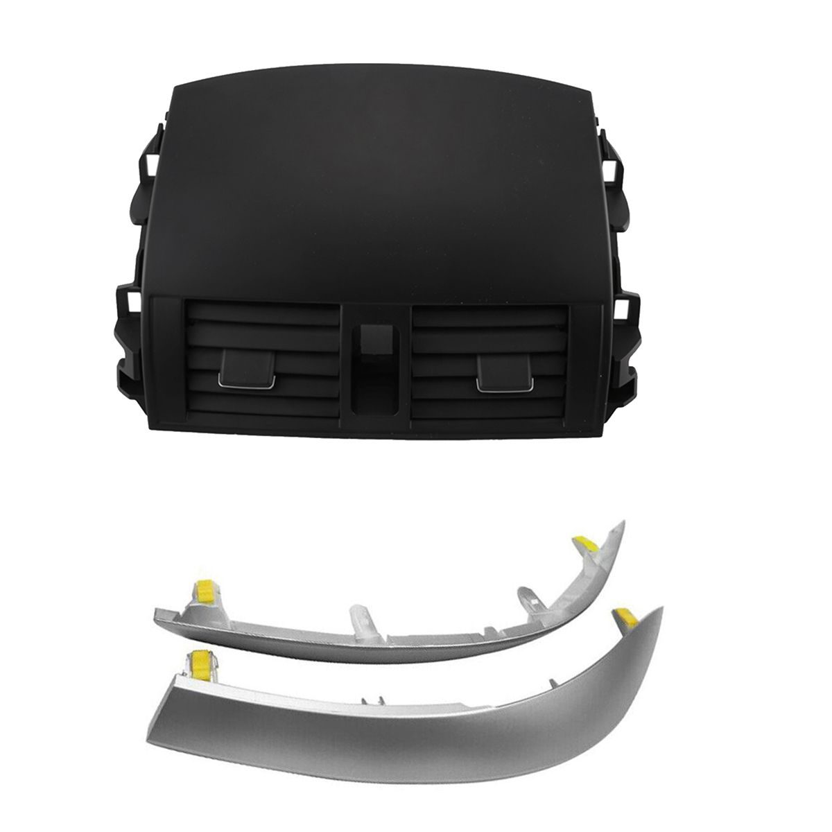 1Set Car Center Dash AC Outlet Air Vent Panel Emergency on Trim Cover Strip for Toyota Corolla 2007-2013 5567002160