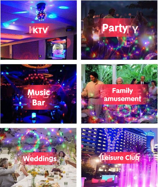 LED Colorful Atmospheric Lamp With Universal Plug