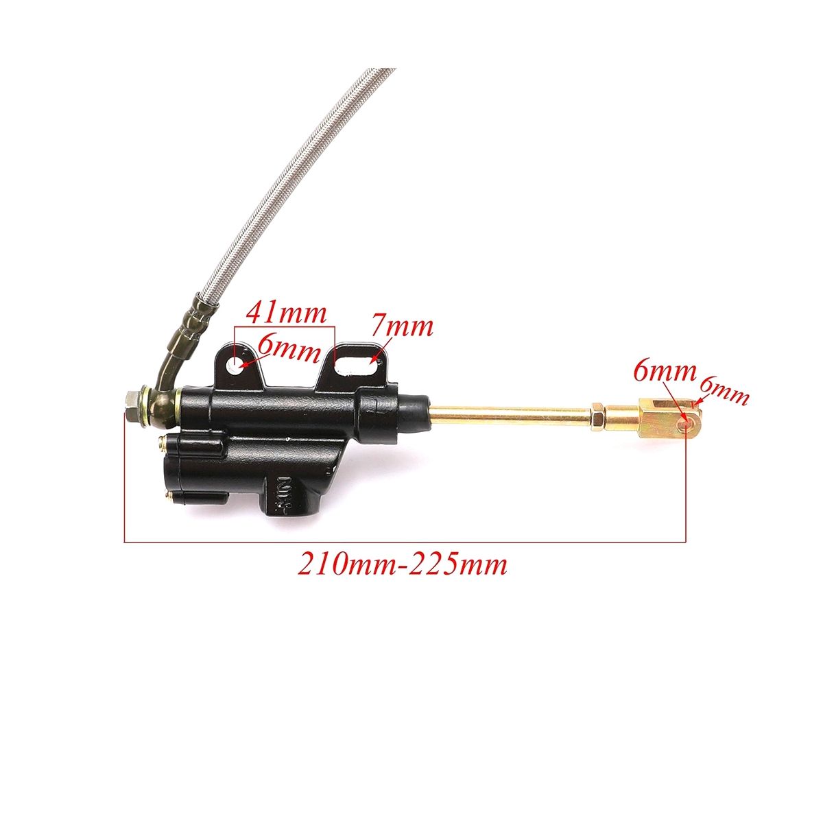 15mm Rear Disc Brake Caliper for 125Cc 140Cc Scooter Dirt Pit Bike