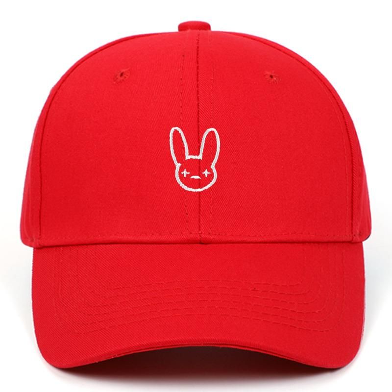 Rapper Reggaeton Artist Dad Bad Bunny 100% Cotton Hats Snapback Unisex Baseball Caps Concert Hat Hip Ho. Embroidery Hat