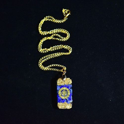 Pendant Necklace Positive Energy  Gemstone Women Metal Chain