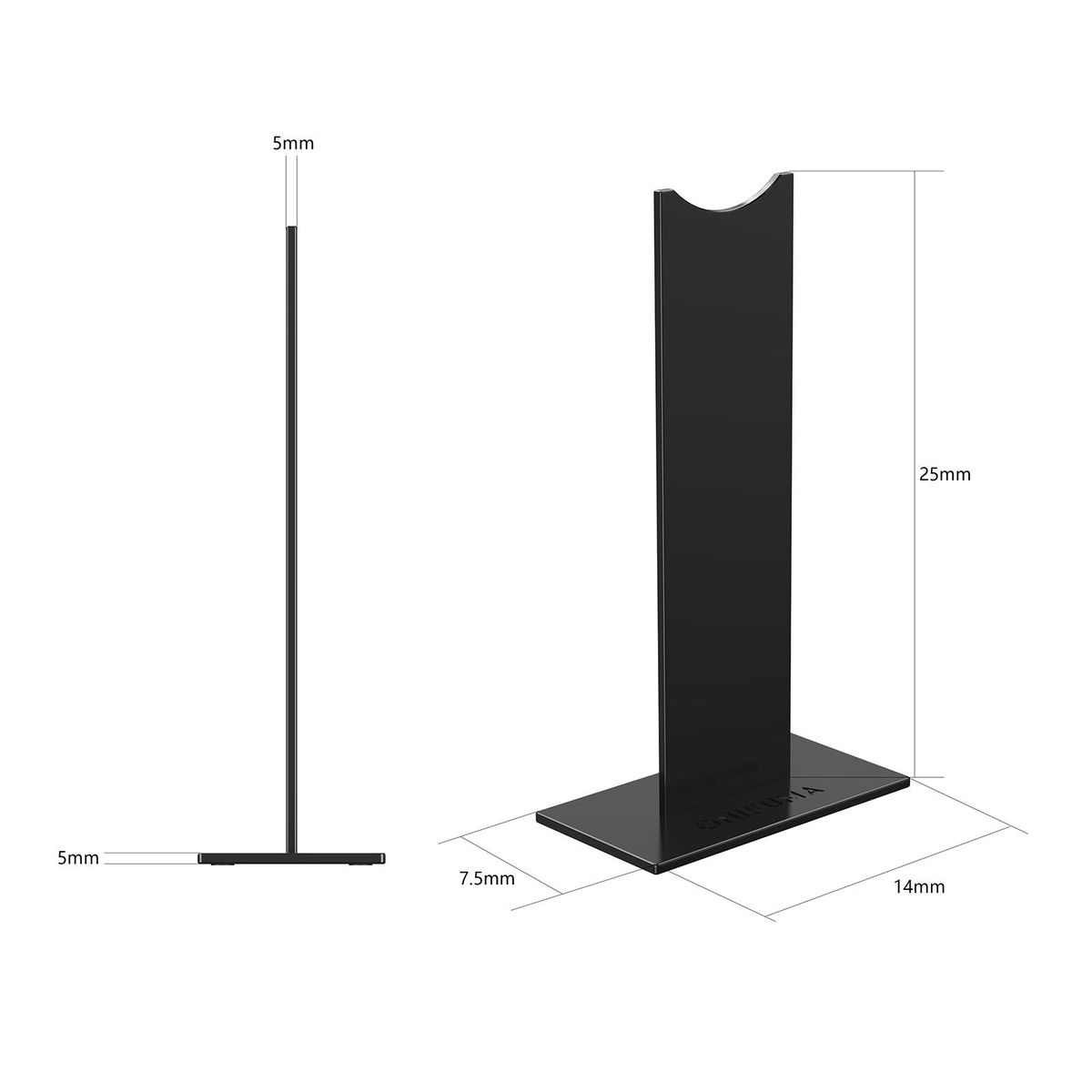 ONIKUMA Headset Stand Headphone Holder Gaming Headset Holder Hanger with Stable Base for All Over-Ear Headphones