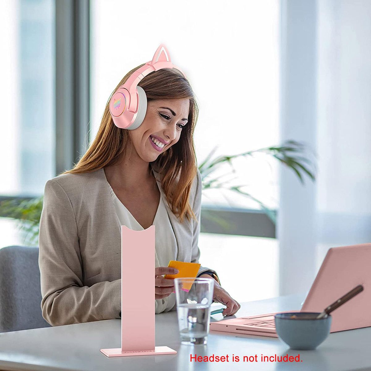 ONIKUMA Headset Stand Headphone Holder Gaming Headset Holder Hanger with Stable Base for All Over-Ear Headphones