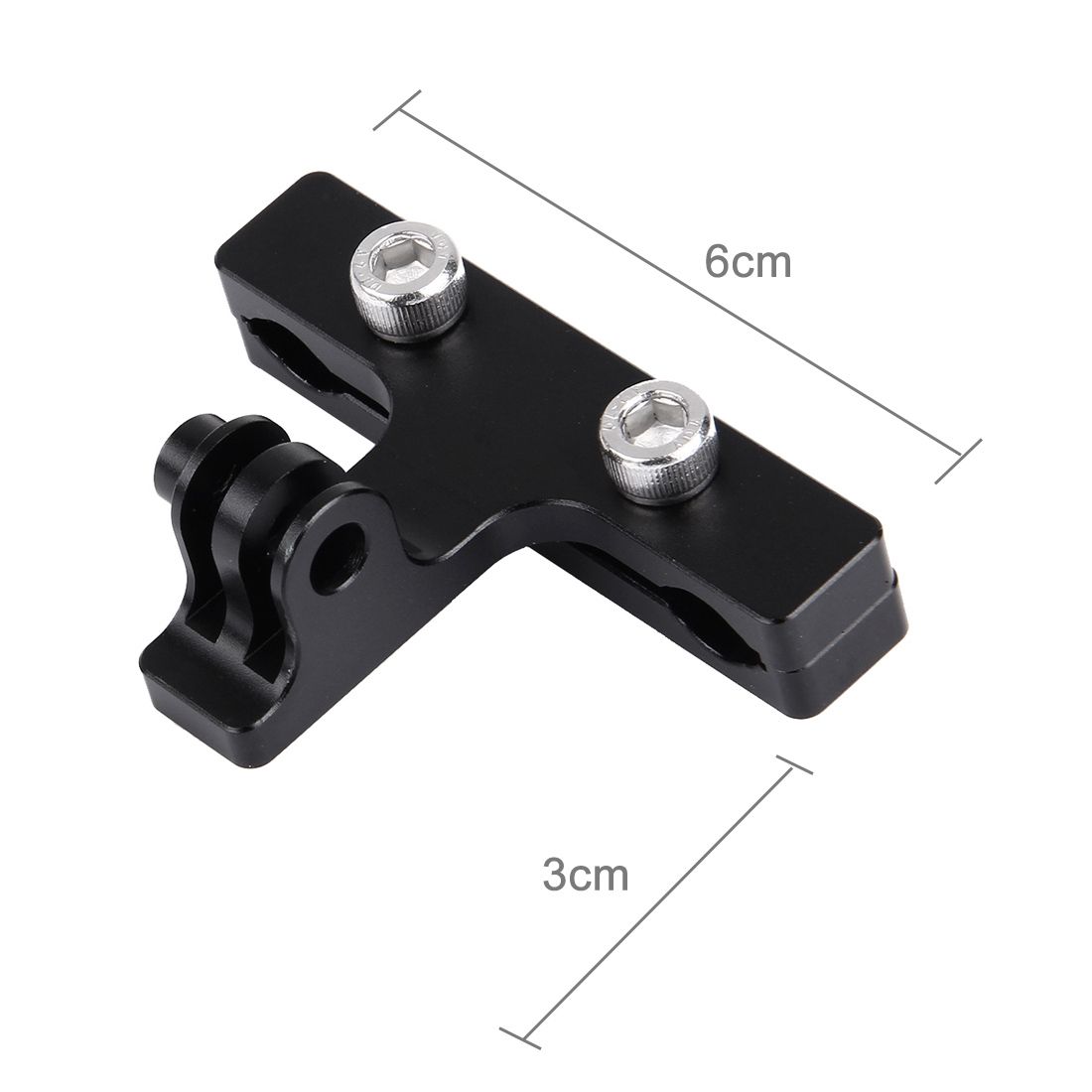 Aluminium Alloy Bike Seat Cushion Mount For GoProHERO9 Black