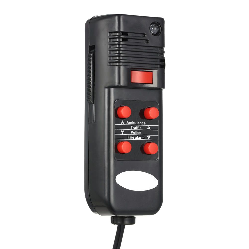 12V 60W 5 Sound Car Warning Alarm Police Fire Siren Horn