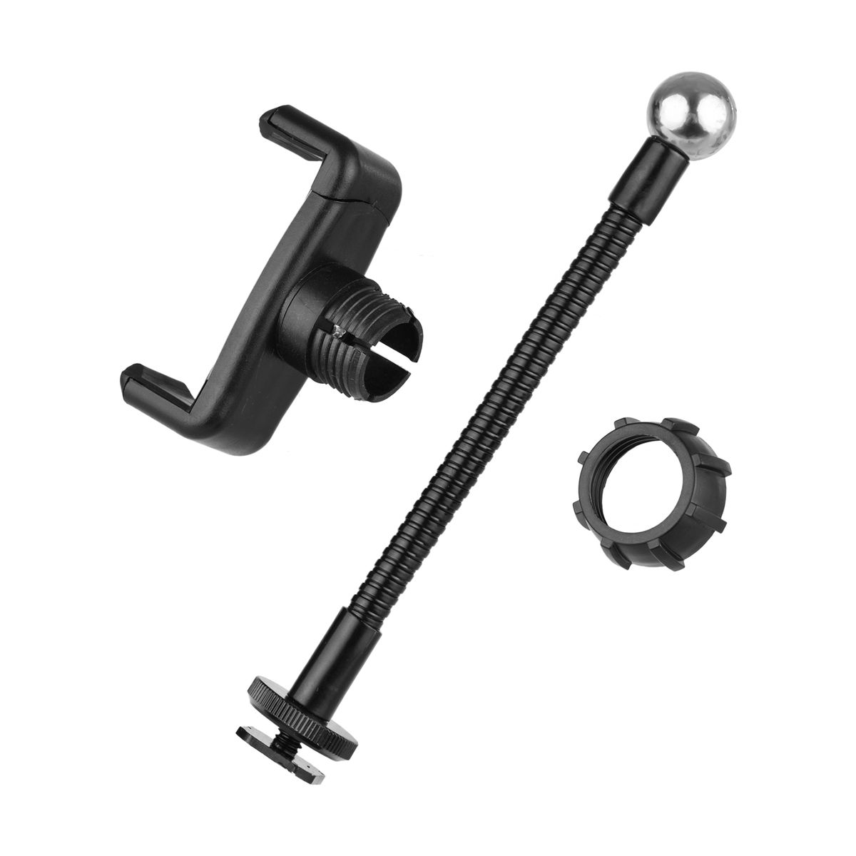 Foldable Phone Clamp Holder Stand With Cold Shoe Mounting