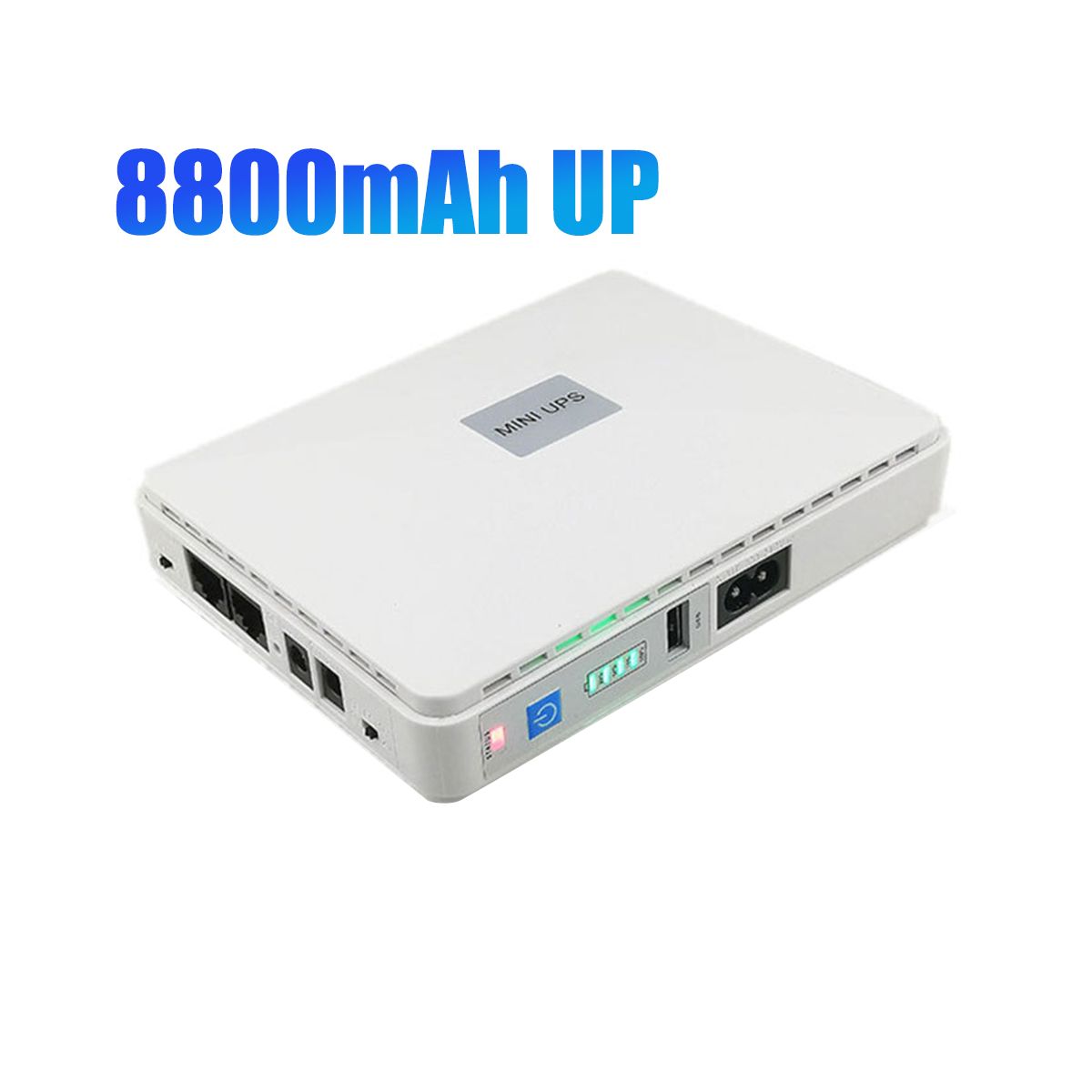 5V 9V 12V Uninterruptible Power Supply Mini UPS POE 15V 24V Battery 8800MAh for WiFi Router CCTVUS Plug