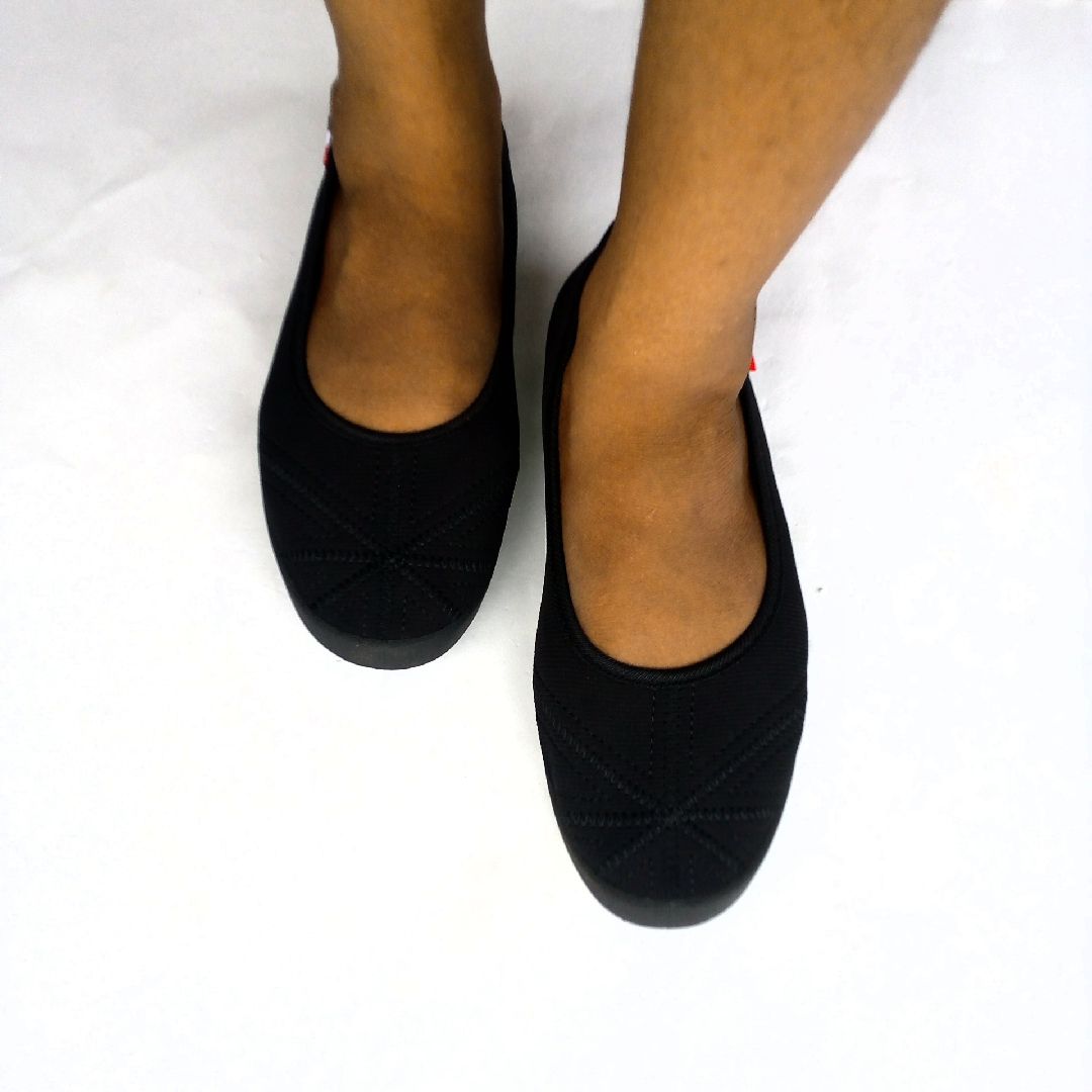 Casual/school Shoe For Girls Ladies Flat Shoe-black
