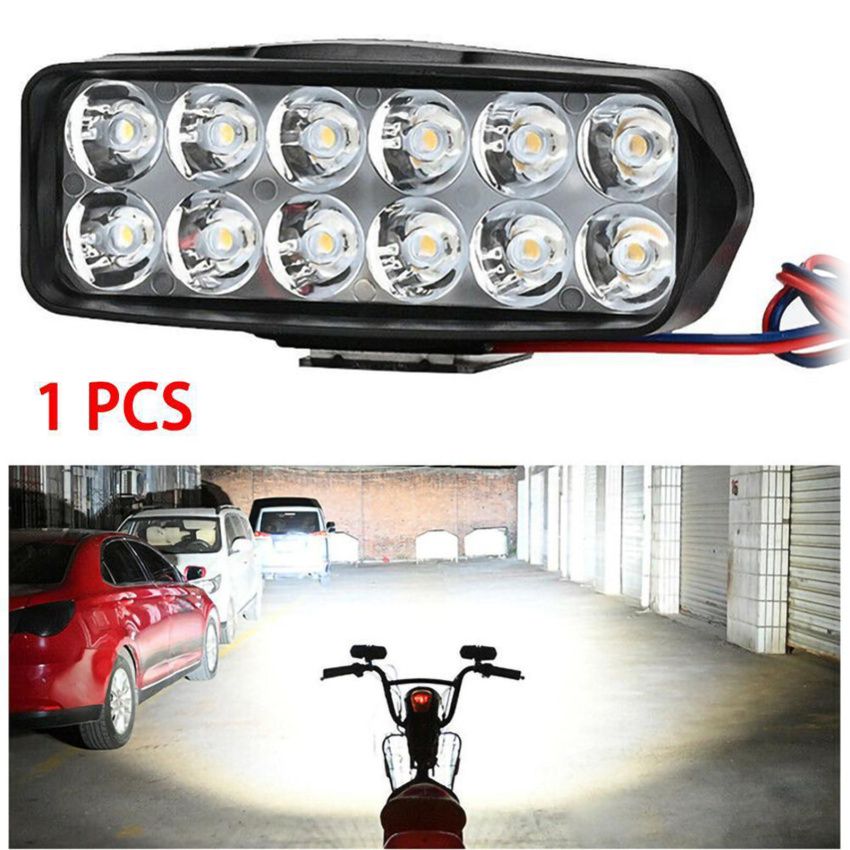 Universal 16 LED Motorcycle Headlight Front Spot Light